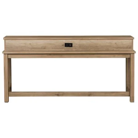 Contemporary Rustic Console Bar Table